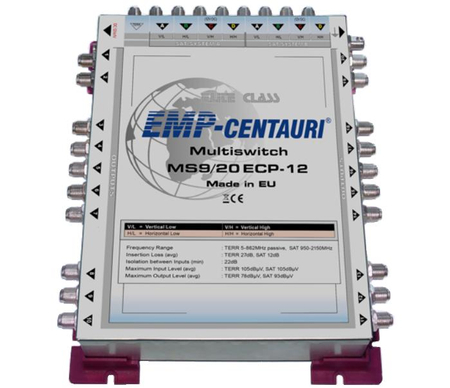 Multischalter EMP-centauri MS 9/20 ECP + PA12 2A