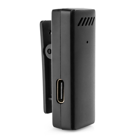Bezprzewodowy mikrofon krawatowy z etui USB-C Spacetronik SPU-WM11C