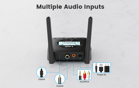 B06TXPLUS Nadajnik audio Bluetooth 5.2 1Mii TX 50m