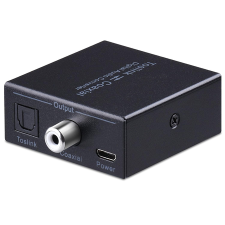Konwerter Audio Coaxial na Toslink SPDiF HDC09 dwukierunkowy