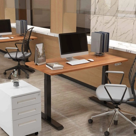 Stelaż elektryczny do biurka Spacetronik SPE-214RB OUTLET