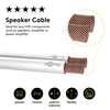 Kabel głośnikowy GOOBAY 2x1,5mm² miedziany CU biały rolka 50m