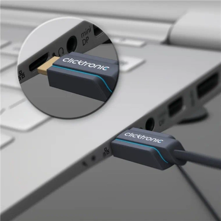 CLICKTRONIC Kabel HDMI 2.1 UltraHD 8K 60Hz HDR10+ 2m OUTLET