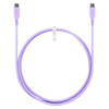 Kabel USB-C 2.0 Goobay silikonowy fioletowy 1.5m