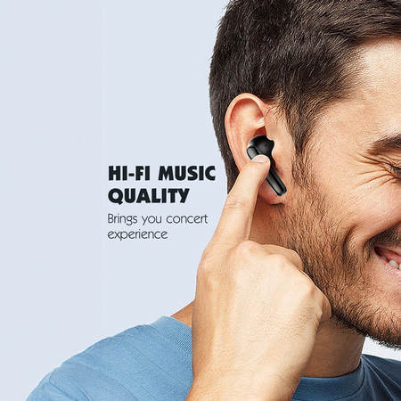 Bezprzewodowe słuchawki TWS Bluetooth 5.3 LDNIO T01 Czarne
