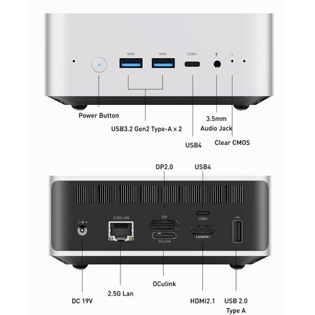 Minisforum M1 Pro Intel i9-285H 0+0 (barebone)