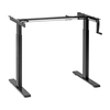 Verstellbarer manueller Schreibtisch Moris 110BR 120x60 cm