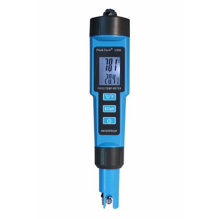 PeakTech 5306 pH-, Temperatur- und EC-Füllstandmessgerät