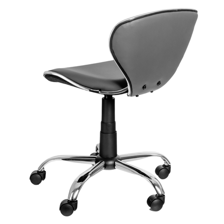 Ergonomiczny taboret krzesło kosmetyczne Spacetronik Binary Szary
