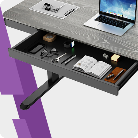 Spacetronik elektrischer Schreibtisch SPE-B127BG Astrid