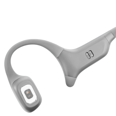 Słuchawki Kostne Wodoodporne Mojawa HaptiFit Terra Smart Sports Białe z monitorowaniem aktywności
