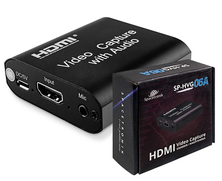 Video Grabber z Audio Nagrywarka HDMI do PC USB Spacetronik SP-HVG06A