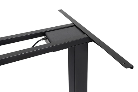 Biurko elektryczne stelaż Spacetronik SPE-231OB czarny z wyświetlaczem OLED i RGB