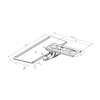 Spacetronik ERGOLINE SPB-111B Tastaturhalterung