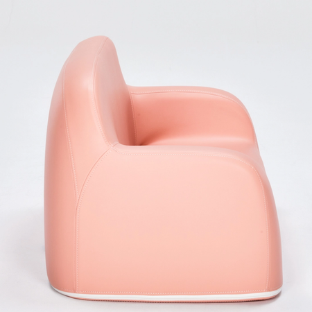 Zestaw mebli dziecięcych Spacetronik – stolik regulowany, sofa i fotelik różowy