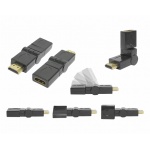 Adapter wt. HDMI - Anschluss HDMI-Winkel 180/Drehung 360