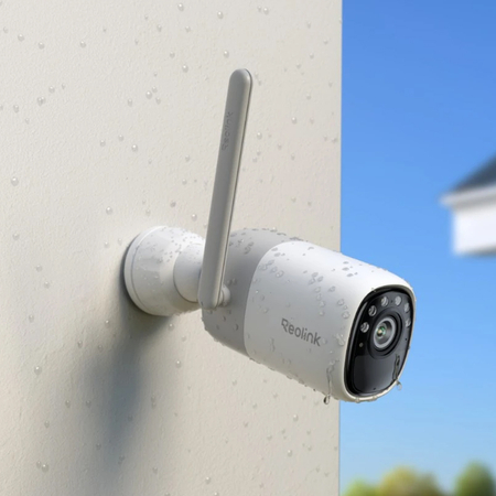 Kamera zewnętrzna 2K Reolink Altas WiFi biała - zdjęcie 2