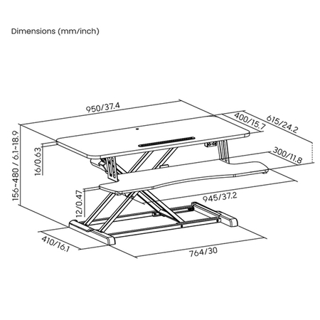 Elektryczna podstawka Spacetronik SPR-137LB Outlet C+