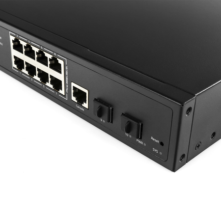 Verwalteter L2 SWITCH GS2008S2 8x1 Gbps + 2x SFP