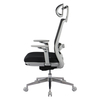 Fotel ergonomiczny biurowy 5D z podnóżkiem Spacetronik Albert Czarny OUTLET