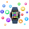 Smartwatch Kumi Gear GT3 FIT 2025 Czarny