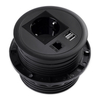 Spacetronik SPS-R1D3W V2 runde Tischsteckdose