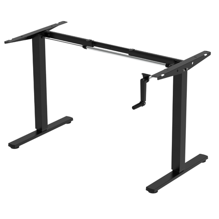 Stelaż Biurkowy Regulowany Ręcznie Spacetronik SPE112MB (Czarny)