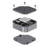 Przenośna obudowa SSD M.2 NVME dla dysków Gen 3/Gen 4, transfer 10Gbps