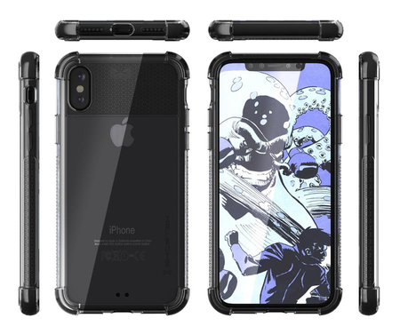 Covert 2 Apple iPhone Xs Hülle schwarz - zdjęcie 2