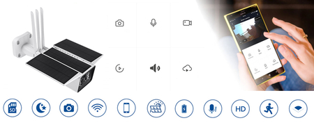 WiFi-Solarkamera mit Batterien Smart Life SL-C51