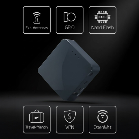 Router mini Wi-Fi VPN GL.iNet Shadow GL-AR300M16