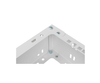 Uchwyt Rack ścienny 19" 6U 330mm Szary