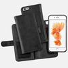 Portfel + etui na telefon MOC Velcro Wallet na iPhone 6/7/8 Black