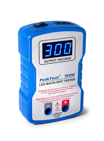 Tester LED i podświetlenia, odporności kondensatorów 0 do 300V PeakTech 5002