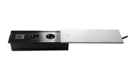 Wytrzymały uchwyt do 2 monitorów VESA 17”-35” Spacetronik SPA-S120B z wejściami USB OUTLET