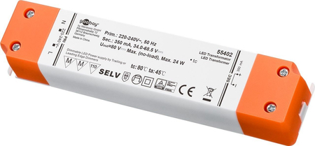 Zasilacz modułowy prądu stałego do lamp LED Goobay 34.0-68.5V/24W