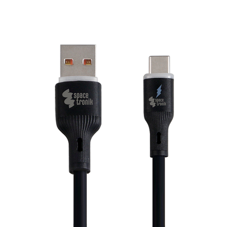 Kabel LED silikonowy  USB2.0 do USB-C 2m 