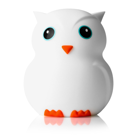 Duża Sowa Big Owl Silikonowa Lampka Nocna Dla Dzieci Pilot USB-C LED RGB SP-LN01XL