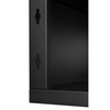 Szafa RACK 19'' 4U 450mm CZARNA Szklane drzwi
