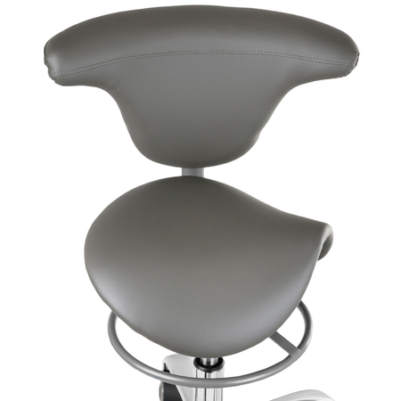Ergonomiczny hoker regulowany SELLA 2 szary