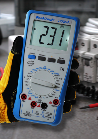 PeakTech 2005A Digital DCV ACV DCA Multimeter