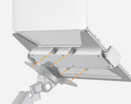 Uchwyt laptopa regulowany na otwory VESA SPB-002B Outlet A+