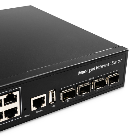 SWITCH 24x LAN managed Layer 3 4x SFP 10G L3