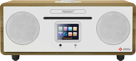 Radio internetowe Ferguson i500s subwoofer SPOTIFY, Wi-Fi, CD, BT - Białe