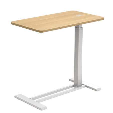 Stolik z manualną regulacją Buddy 07 biały drewno Outlet A