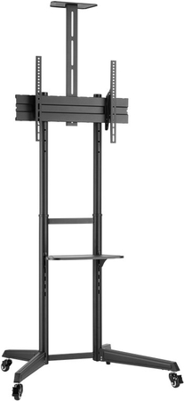 Stand prezentacyjny na kółkach z uchwytem do TV 37-70" do 50kg Goobay PRO CART L - zdjęcie 2