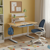 Zestaw dla dziecka regulowane biurko 112×60 z półką + ergonomiczne krzesło Spacetronik XD