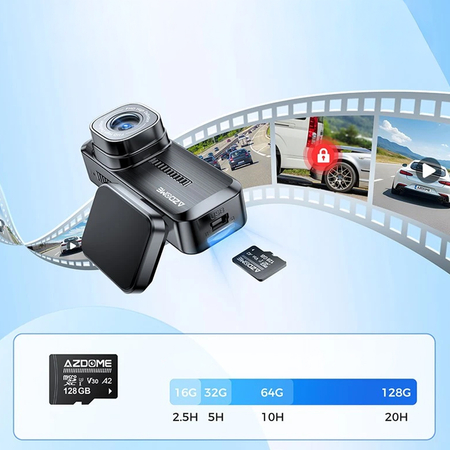 Wideorejestrator 1080p z WiFi AZDOME M200