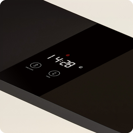 Inteligentna doniczka 10l SMART Garden biało - szara z ekranem LCD na ulubione rośliny przez cały rok Spacetronik SPGC20