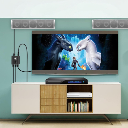 Optyczny rozdzielacz audio SPDIF Toslink 1x3 - zdjęcie 2